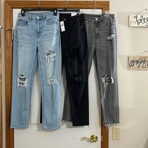 American Eagle mom jeans bundle